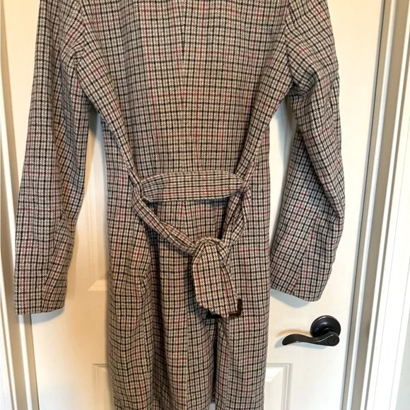 Missguided Houndstooth Peacoat, Size 4 Tall (GUC) - Picture 4 of 8
